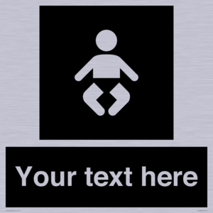 Custom information: black panel baby change